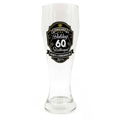 Sp121 Sorospohar 665ml Boldog 60. Szulinapot Premium Ajandek 60. Szulinapra