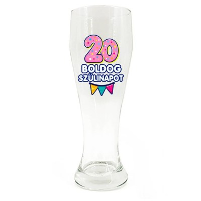 Sp168 Sorospohar 665ml 20 Boldog Szulinapot Ajandek 20 Szulinapra