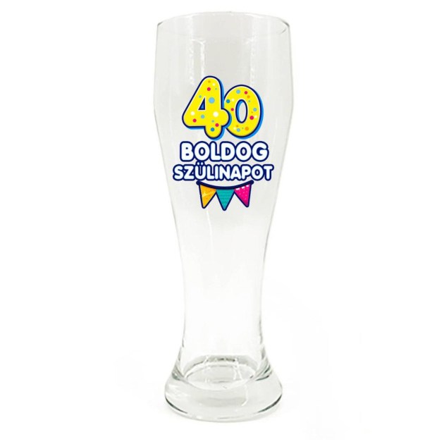 Sp170 Sorospohar 665ml 40 Boldog Szulinapot Ajandek 40 Szulinapra