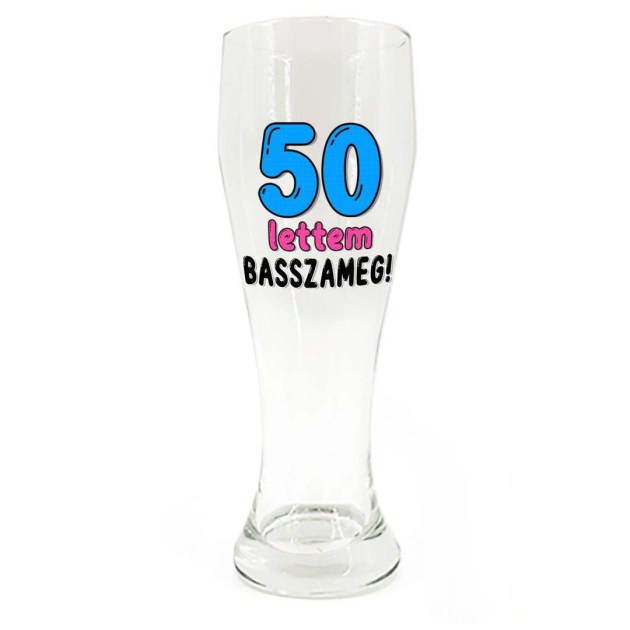 Sp182 Sorospohar 665ml 50 Lettem Basszameg Vicces Ajandek 50 Szulinapra
