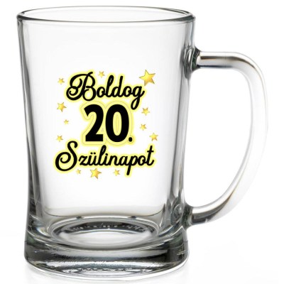 Ss003 Söröskorsó Boldog 20. Szulinapot Ajandek 20. Szülinapra