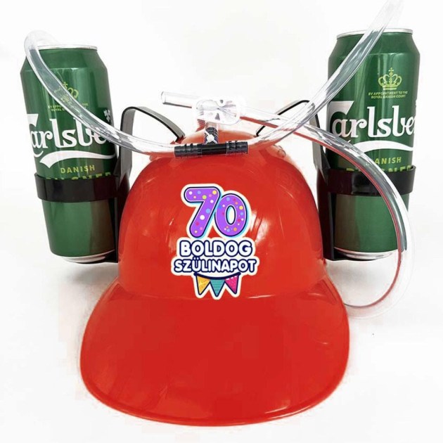 Ssi173 70 Boldog Szulinapot Piros Sorsisak Ajandek 70. Szulinapra Party Kellek