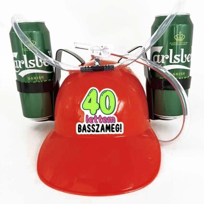 Ssi181 40 Lettem Basszameg Piros Sorsisak Ajandek 40. Szulinapra Party Kellek