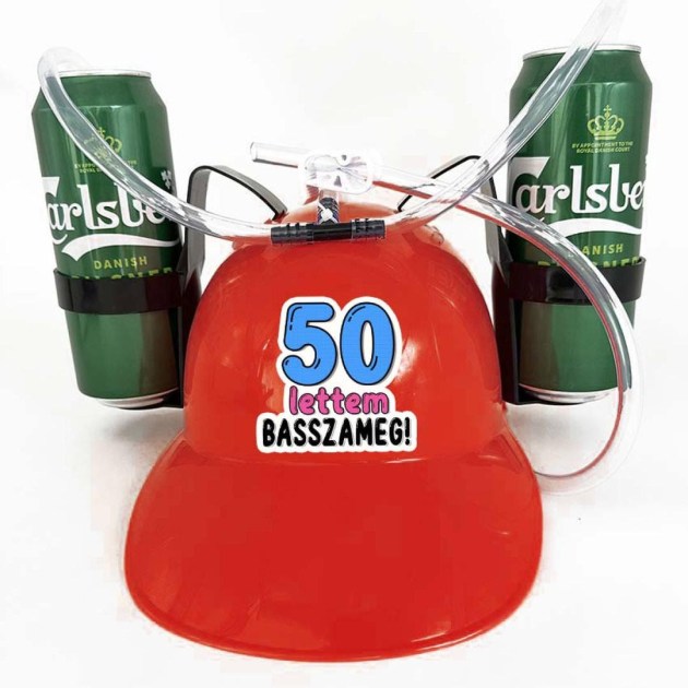 Ssi182 50 Lettem Basszameg Piros Sorsisak Ajandek 50. Szulinapra Party Kellek
