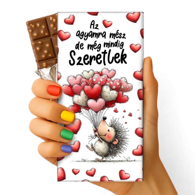 Szerelmes Feliratos Csokolade Csoki Valentin Napi Csoki 182 Az Agyamra Mesz De Meg Mindig Szeretlek