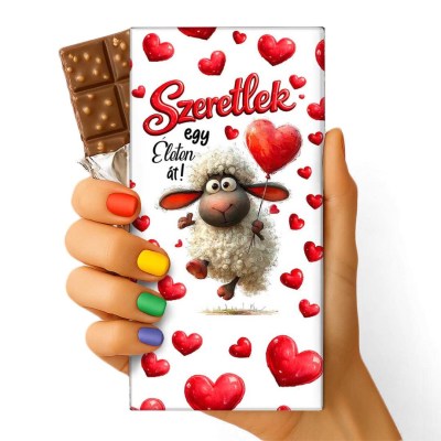 Szerelmes Feliratos Csokolade Csoki Valentin Napi Csoki 190 Szeretlek Egy Eleten At