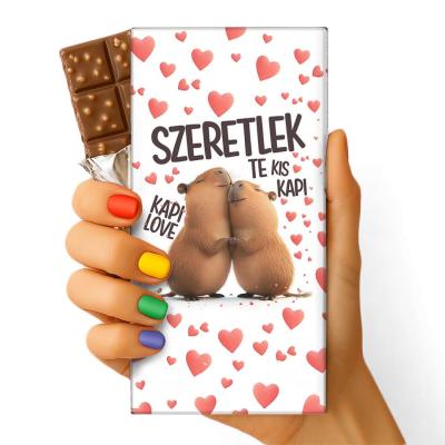 Szerelmes Feliratos Csokolade Kapibaras Csoki Valentin Napi Csoki 170 Szeretlek Te Kis Kapi Kapi Love