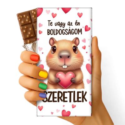 Szerelmes Feliratos Csokolade Kapibaras Csoki Valentin Napi Csoki 171 Szeretlek Te Vagy Az En Boldogsagom