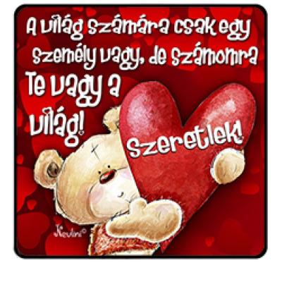 Szerelmes Hűtőmágnes 091