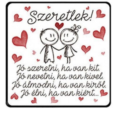 Szerelmes Hűtőmágnes 227