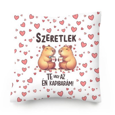Szerelmes Valentin Napi Ajandek Szerelmes Diszparna Dp180 Kapibaras Parna Te Vagy Az En Kapibaram