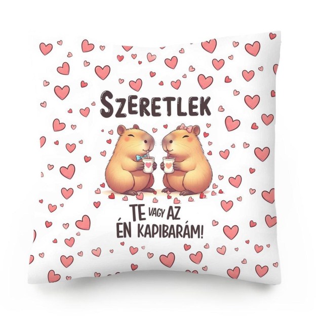 Szerelmes Valentin Napi Ajandek Szerelmes Diszparna Dp180 Kapibaras Parna Te Vagy Az En Kapibaram