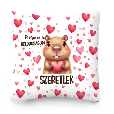 Szerelmes Valentin Napi Ajandek Szerelmes Diszparna Dp182 Kapibaras Parna Te Vagy Az En Kapibaram