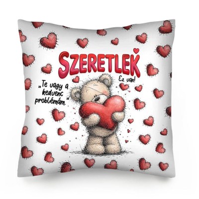 Szerelmes Valentin Napi Ajandek Szerelmes Diszparna Dp185 Szeretlek Te Vagy A Kedvenc Problemam