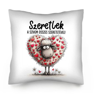 Szerelmes Valentin Napi Ajandek Szerelmes Diszparna Dp188 Szeretlek A Szivem Osszes Szeretetevel Baranyos Parna