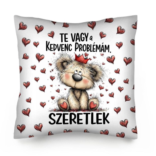 Szerelmes Valentin Napi Ajandek Szerelmes Diszparna Dp199 Szeretlek Te Vagy A Kedvenc Problemam Parna