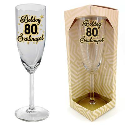 Szulinapi Pezsgos Pohar 80 Szulinapi Ajandek Pe009 2