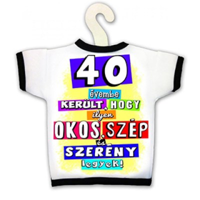 Szülinap Kispolo 40 KP053