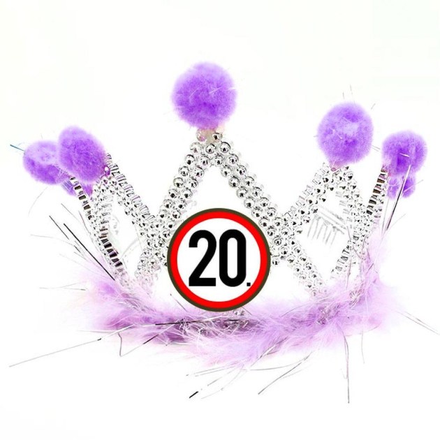 Tiara Tia003 20 Karikas Ajandek 20 Szulinapra Születesnapi Party Kellek
