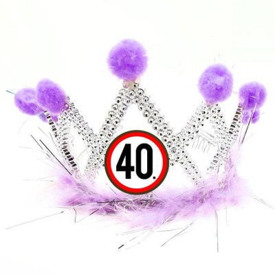 Tiara Tia005 40 Karikas Ajandek 40 Szulinapra Születesnapi Party Kellek