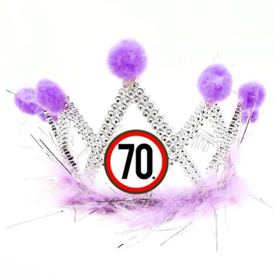 Tiara Tia008 70 Karikas Ajandek 70 Szulinapra Szuletesnapi Party Kellek