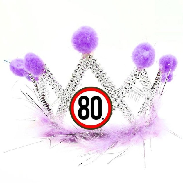 Tiara Tia009 80 Karikas Ajandek 80 Szulinapra Szuletesnapi Party Kellek