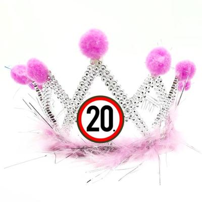 Tiara Tia039 Tiara Pink 20 Karikas Ajandek 20. Szulinapra