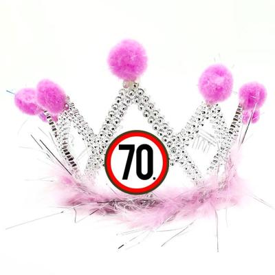Tiara Tia044 Tiara Pink 70 Karikas Ajandek 70. Szulinapra