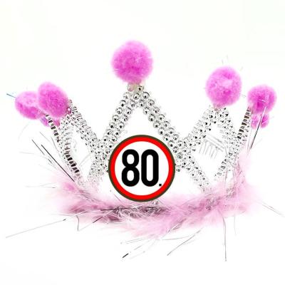 Tiara Tia045 Tiara Pink 80 Karikas Ajandek 80. Szulinapra