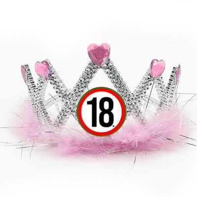 Tiara Tia050 Tiara Rozsaszin Szivecskes 18 Karikas Ajandek 18 Szulinapra