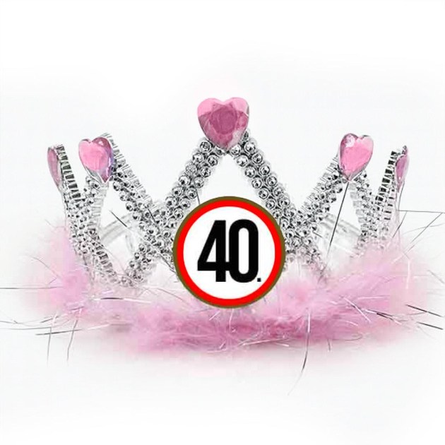 Tiara Tia053 Tiara Rozsaszin Szivecskes 40 Karikas Ajandek 40 Szulinapra