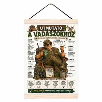 Utmutato A Vadaszokhoz Vicces Ajandek Vadasznak Ferfi
