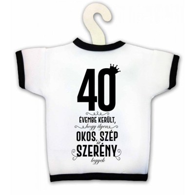 Uvegpolo Akkor 40 Evembe Kerult Kpx075 Vicces Ajandek Szulinapi Ajandek