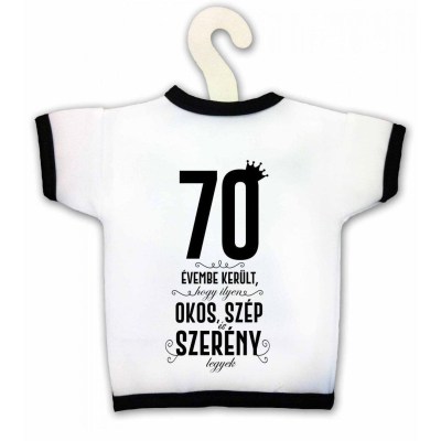 Uvegpolo Akkor 70 Evembe Kerult Kpx078 Vicces Ajandek Szulinapi Ajandek