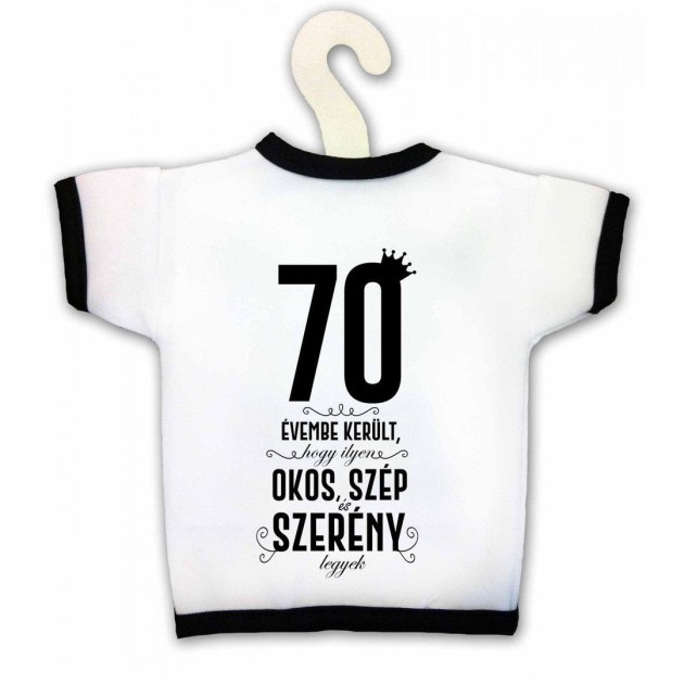 Uvegpolo Akkor 70 Evembe Kerult Kpx078 Vicces Ajandek Szulinapi Ajandek