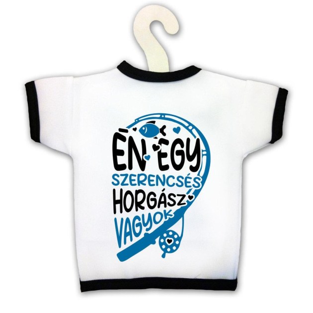 Uvegpolo En Egy Szerencses Horgasz Vagyok Kpx088 Vicces Ajandek Horgasz Ajandek
