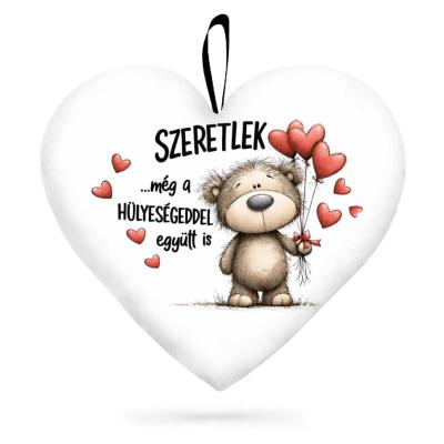 Valentin Napi Ajandek Nagy Sziv Parna Valentin Napra P419 Szeretlek Meg A Hulyesegeiddel Egyutt Is Parna