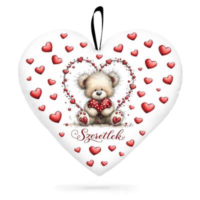 Valentin Napi Ajandek Nagy Sziv Parna Valentin Napra P422 Macis Szeretlek Parna
