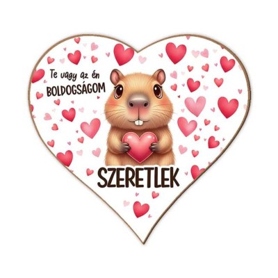 Valentin Napi Sziv Hutomagnes Fa Szerelmes Szeretlek Felirattal Fhs031 Te Vagy Az En Boldogsagom