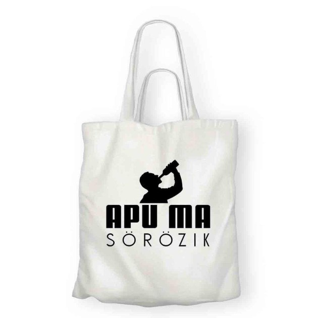 Vaszontaska Apu Ma Sorozik Psz032 Pamut Szatyor Apaknak Ajandekok