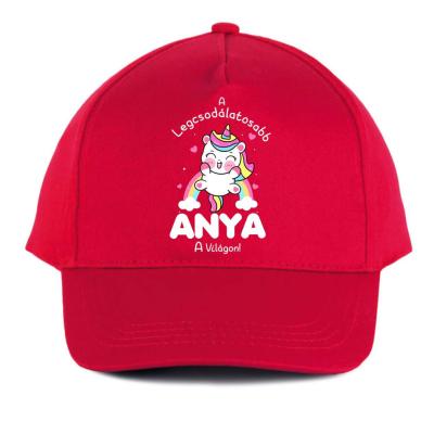 Vicces Baseball Sapka Anyak Napi Ajandek Anyaknak Bp007 Piros