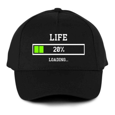 Vicces Baseball Sapka Bs023 Life 20 Fekete