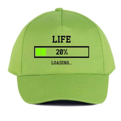 Vicces Baseball Sapka Bs023 Life 20 Lime