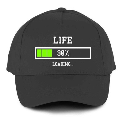 Vicces Baseball Sapka Bs024 Life 30 Sotetszurke