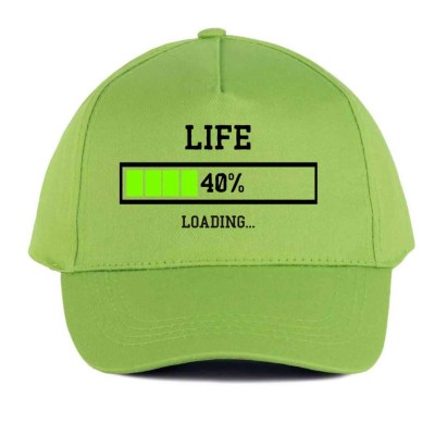 Vicces Baseball Sapka Bs025 Life 40 Lime