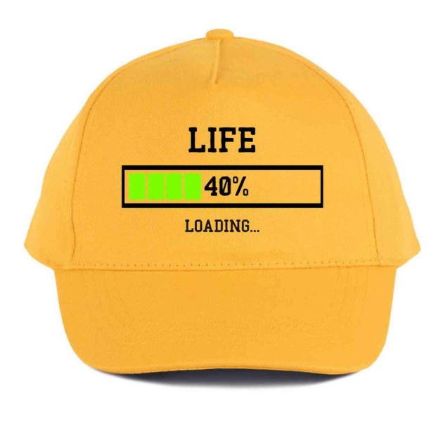 Vicces Baseball Sapka Bs025 Life 40 Sarga