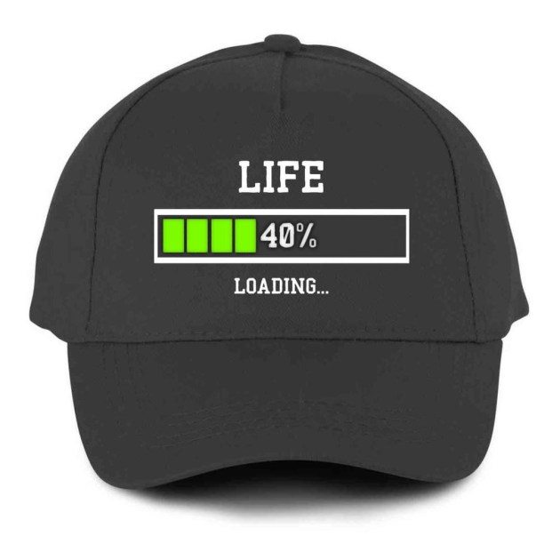 Vicces Baseball Sapka Bs025 Life 40 Sotetszurke