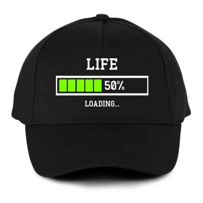 Vicces Baseball Sapka Bs026 Life 50 Fekete