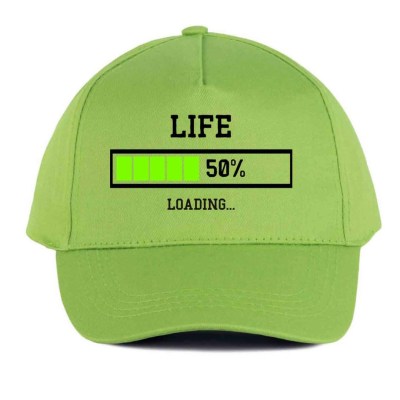 Vicces Baseball Sapka Bs026 Life 50 Lime