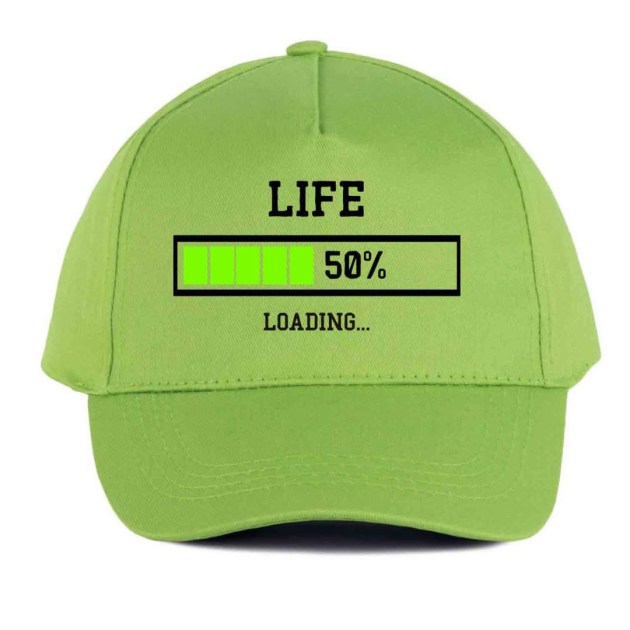 Vicces Baseball Sapka Bs026 Life 50 Lime